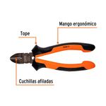 Pinza de Corte Diagonal Mango Comfort Grip 6 Plg
