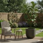 Maceta Decorativa Katerini con Acabado Rústico 54 x 54 x 51 Cm