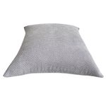 Cojín Relleno Texturizado de Estilo Moderno Gris Claro 40 x 40 Cm