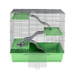 Jaula Multinivel para Roedores con Rampas y Plataformas de 18 x 30 x 29 Plg
