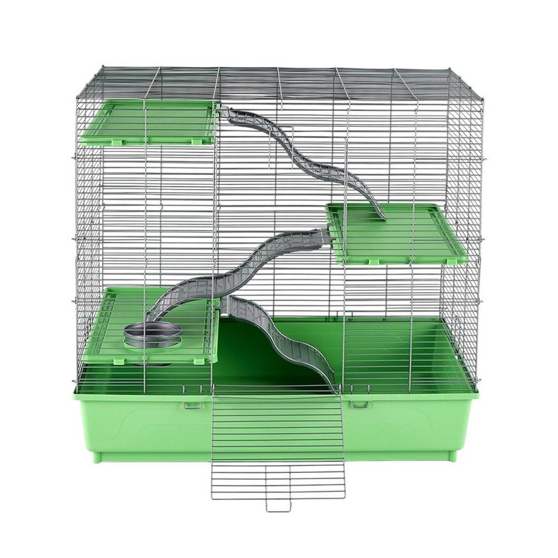 Jaula Multinivel para Roedores con Rampas y Plataformas de 18 x 30 x 29 Plg