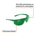 Lentes de Seguridad Ultra lite Verdes