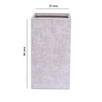 Maceta Capadocia Cuadrada de 27 x 58 Cm