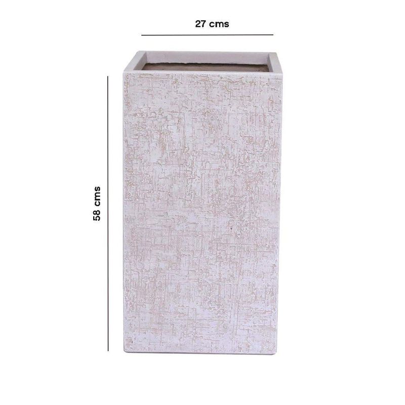 Maceta Capadocia Cuadrada de 27 x 58 Cm