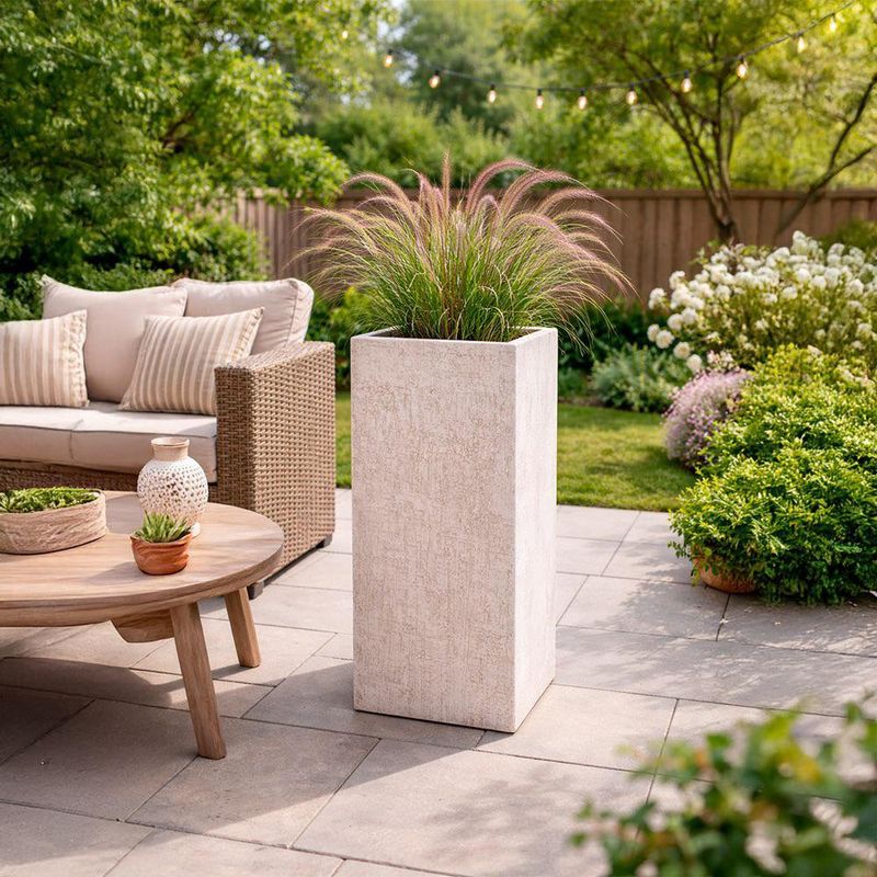 Maceta Capadocia Cuadrada de 27 x 58 Cm