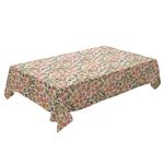 Mantel Rectangular Estampado Flores Naranja 110 x 210 cm