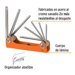 Llave Torx Tipo Navaja Plegable de 8 Pzas