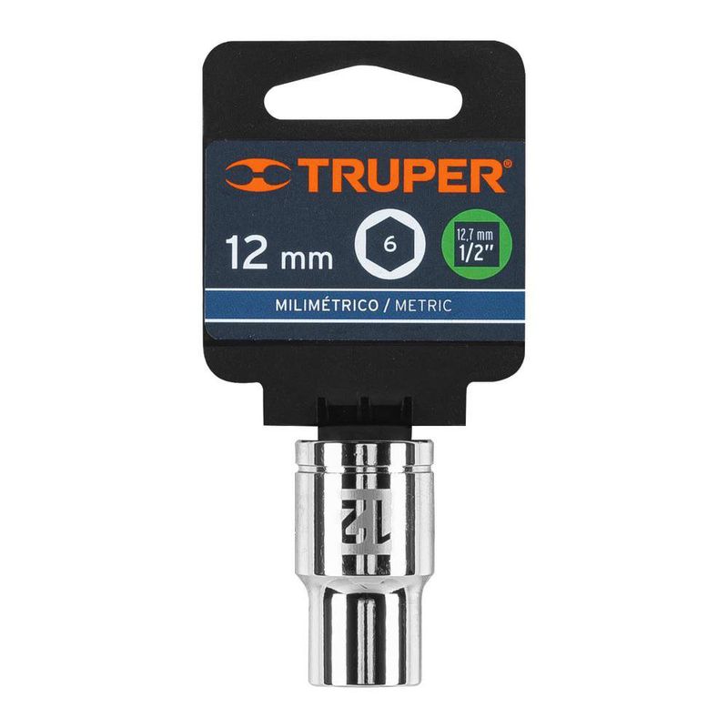 Copa 6 Puntas Raíz de 1/2 Plg - Truper Varios Tamaños