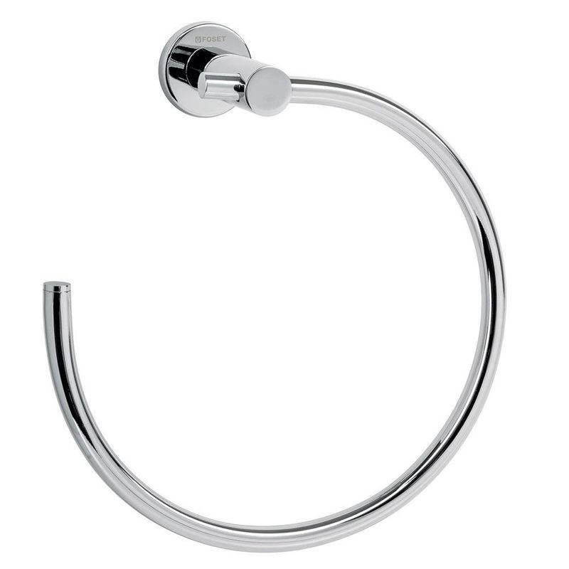 Toallero de Argolla 17 cm Element Latón Cromado