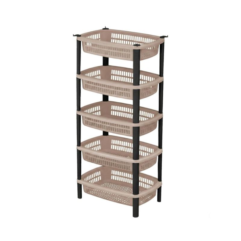Organizador de Cocina Plástico 5 Niveles 107 Cm Cocoa