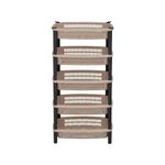 Organizador de Cocina Plástico 5 Niveles 107 Cm Cocoa