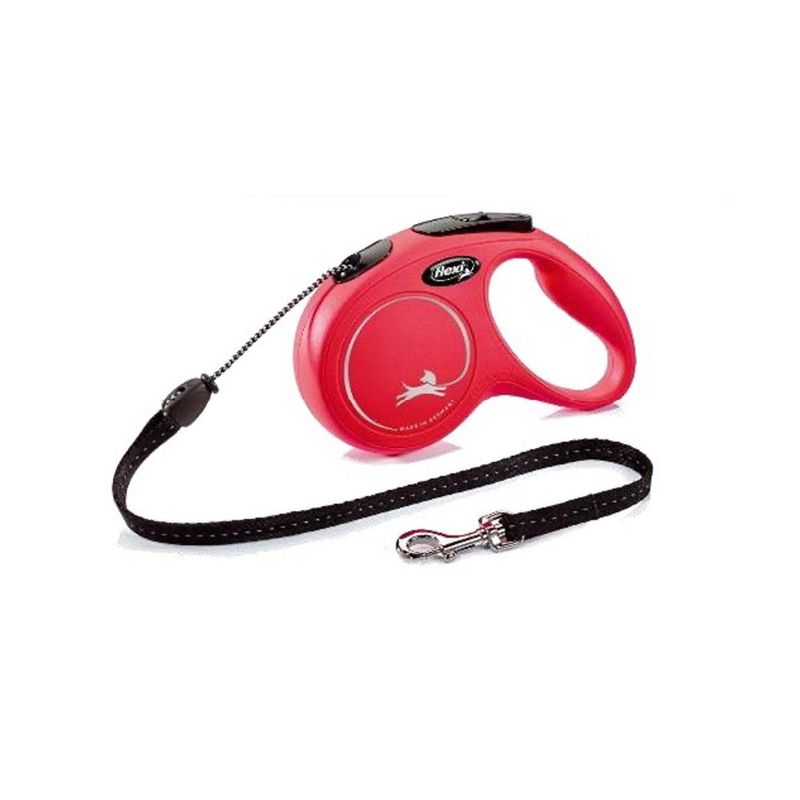 Correa Retráctil Flexi New Classic Rojo Talla M