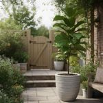 Maceta Decorativa Jericó Color Gris 43 x 43 x 35 cm