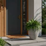 Maceta Decorativa Jericó Color Gris 43 x 43 x 35 cm