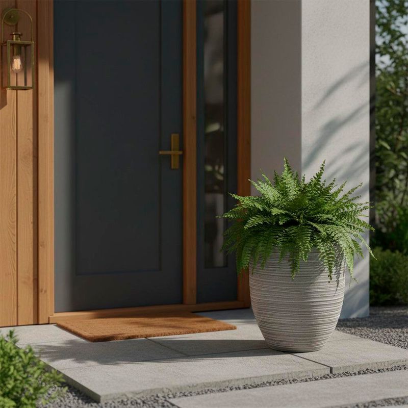 Maceta Decorativa Jericó Color Gris 43 x 43 x 35 cm