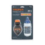 Tiralíneas Plástico Kit con Nivel y Gis Azul 30 M