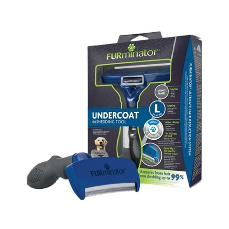 Removedor de Subpelo Furminator Undercoat Perro Grande Pelo Largo