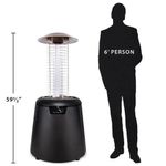 Calentador de Exterior Tiki de 40, 000 BTU en Acero Inoxidable