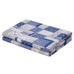 Mantel Rectangular Estampado Azul 110 x 210 cm