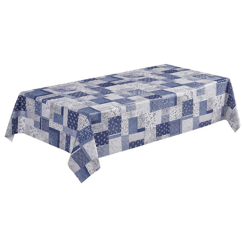 Mantel Rectangular Estampado Azul 110 x 210 cm