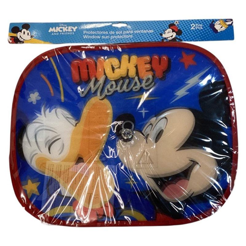 Set de 2 Protectores Solares para Auto Diseño Mickey Mouse