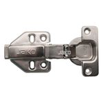 Bisagra Bidimensional con Canto Visto para Gabinete Color Negro en Set de 2 Uds