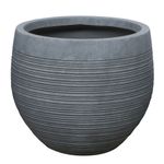 Maceta Decorativa Trípoli de Color Gris 41 x 41 x 36 cm