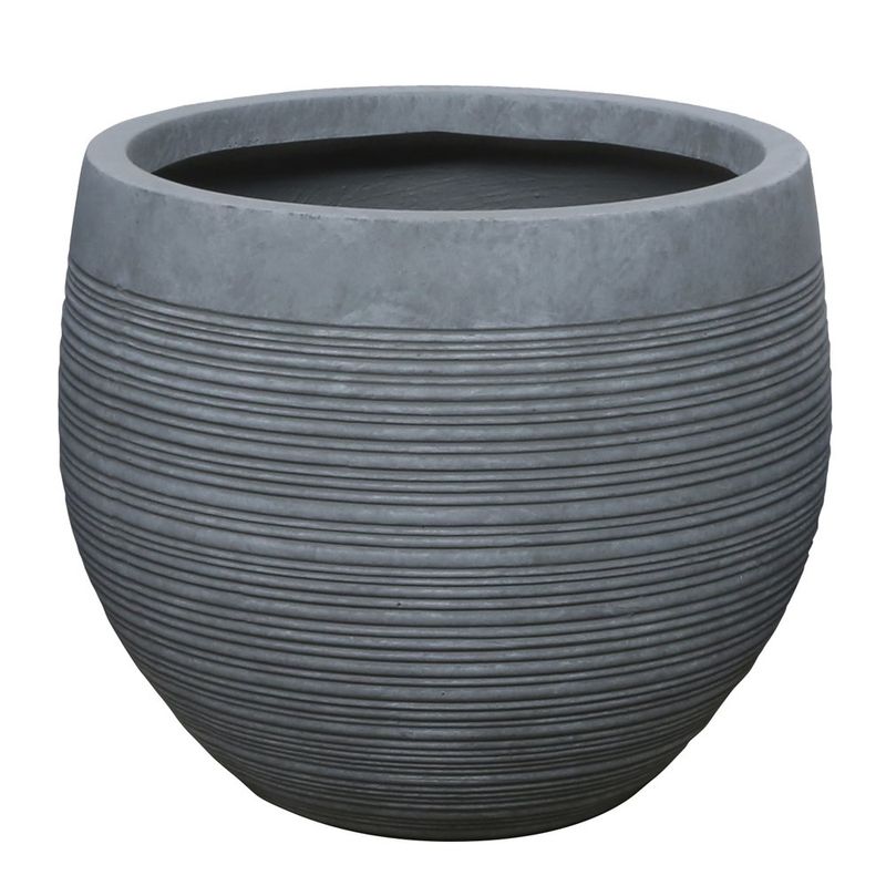 Maceta Decorativa Trípoli de Color Gris 41 x 41 x 36 cm