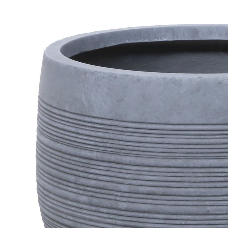 Maceta Decorativa Trípoli de Color Gris 41 x 41 x 36 cm