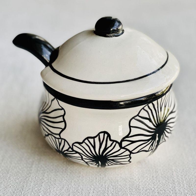 Salero Con Servidora, Black Alder - Topis