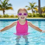 Lentes de Natación Rosado con Protección UV para Niñas Color Rosado