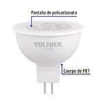 Bombilla LED Base GU5.3 de 6W MR16 Luz Fría