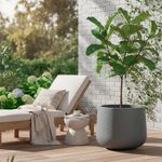 Maceta Hattusa con Diseño Geométrico 55.5 x 55.5 x 44.5 Cm