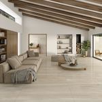 Piso Porcelánico Travertino Beige Pulido Rectificado de 60 x 60 cm en Caja de 1.44 m²