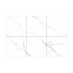 Piso Porcelánico Calacatta Blanco Pulido Rectificado de 60 x 60 cm en Caja de 1.44 m²