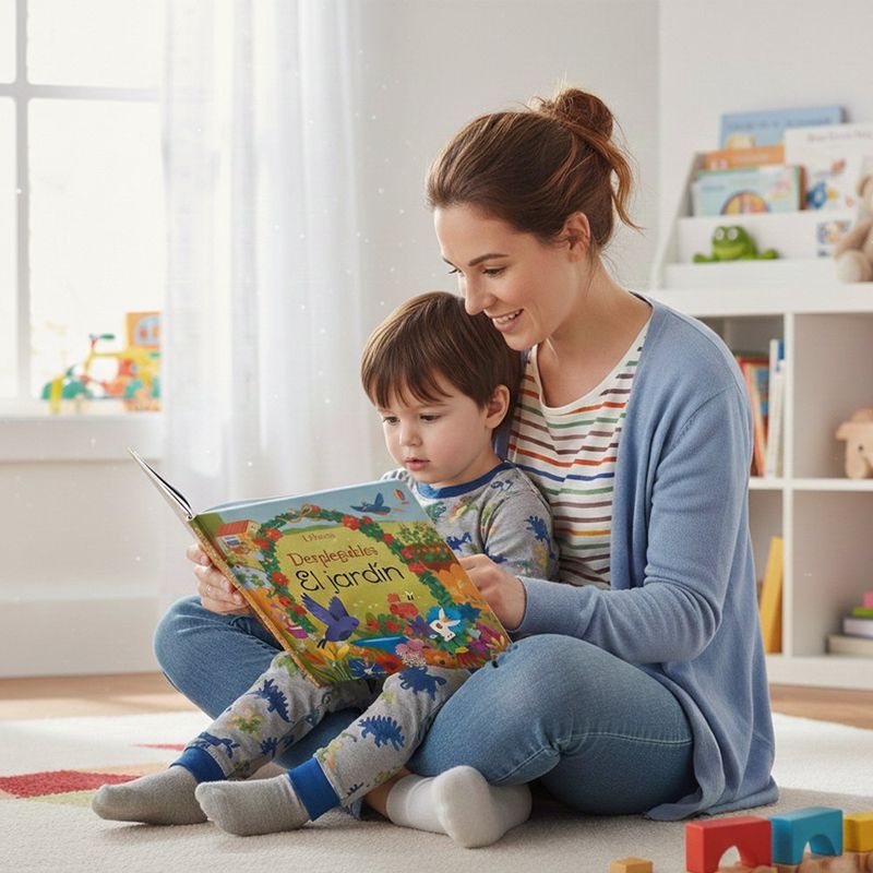 Libro Infantil Desplegable El Jardín