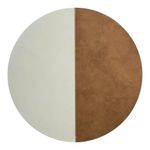 Individual para Mesa Redondo 38 cm Café y Gris