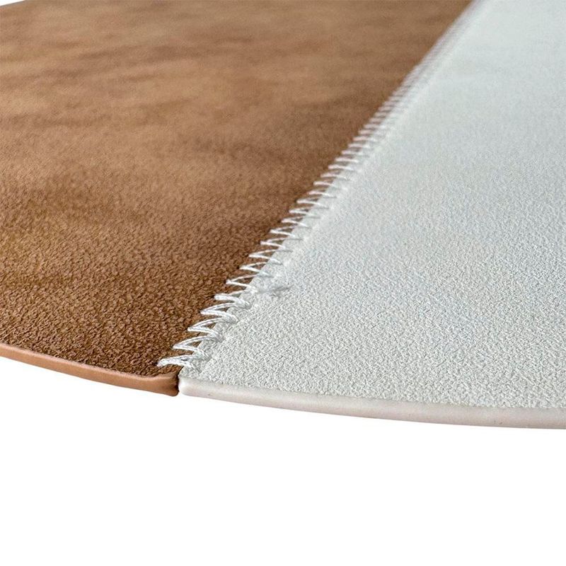 Individual para Mesa Redondo 38 cm Café y Gris