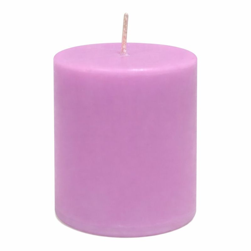 Vela Decorativa Cilíndrica Lila J3