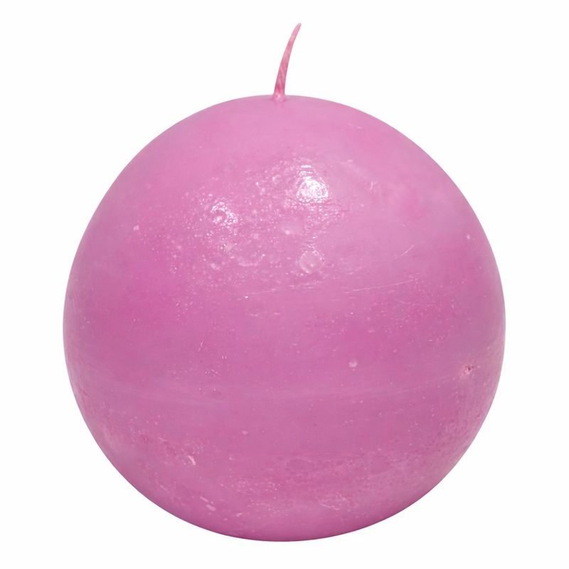 Vela Decorativa Esférica Lila No. 9