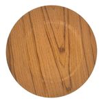 Plato Base Decorativo Redondo 33 cm Café