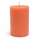 Vela Decorativa Cilíndrica Naranja Peach J4