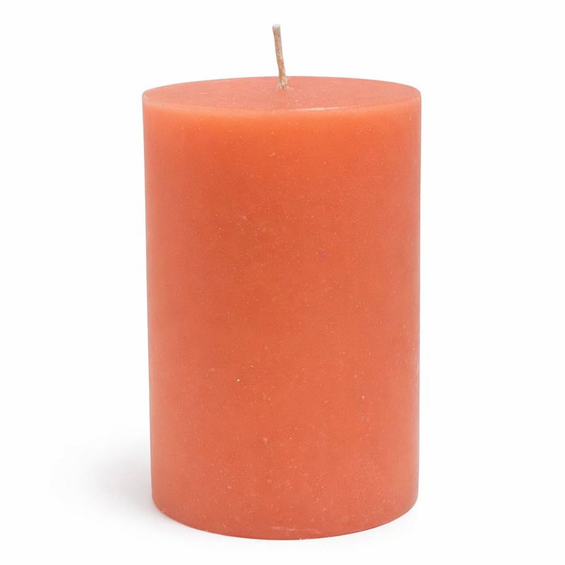 Vela Decorativa Cilíndrica Naranja Peach J4