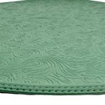 Individual para Mesa Redondo 38 cm Verde con Textura