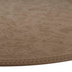 Individual para Mesa Redondo 38 cm Café con Textura