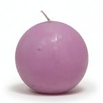 Vela Decorativa Esférica Lila No. 2