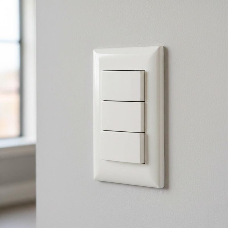 Interruptor Triple Sencillo - Eagle Varios Colores