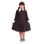 Disfraz de Merlina para Niña Talla M