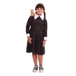 Disfraz de Merlina para Niña Talla M