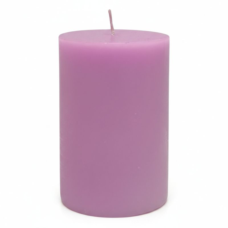 Vela Decorativa Cilíndrica Lila J4